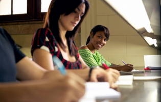 Women Writing on Paper