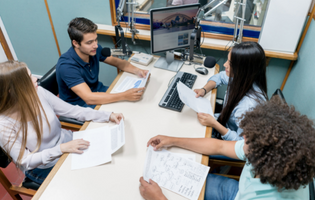 Students at Desk