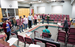 Students in a Music Classroom