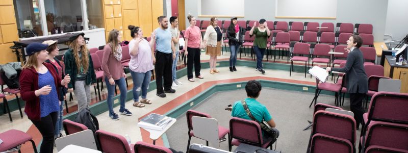 Students in a Music Classroom