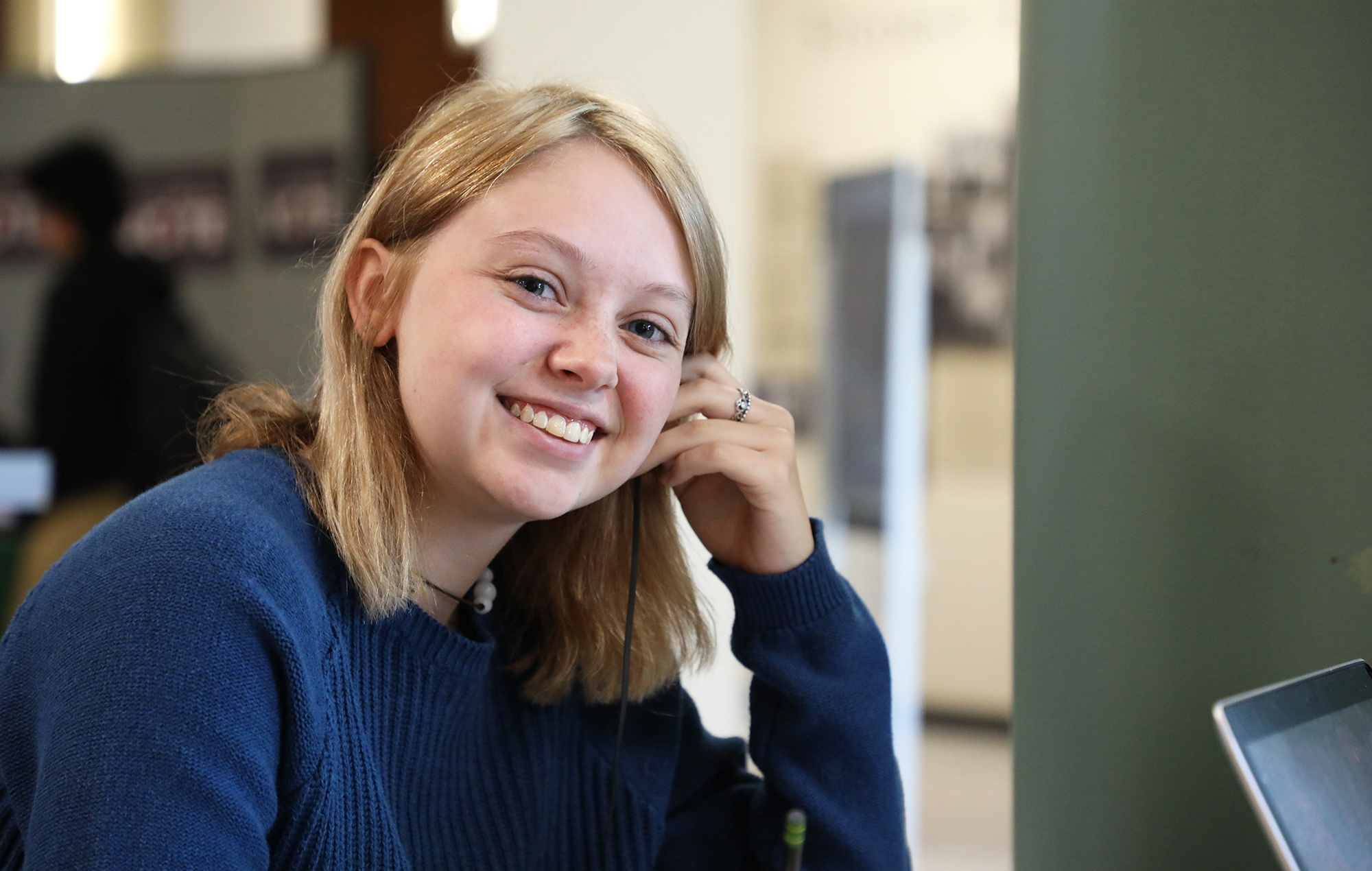 Female Student Smiling